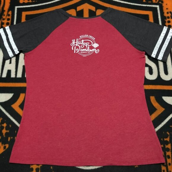 Harley-Davidson T-shirt Large Women, Stretchy-ROSWELL GEORGIA - Picture 3 of 5